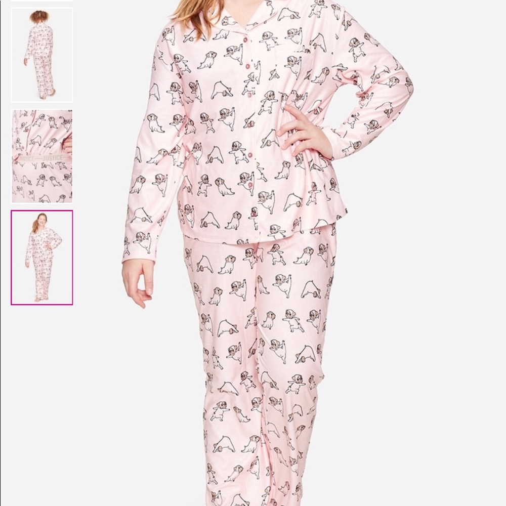 🍁🍁NWT Simply Gorgeous Justice Girls New Size 14/16 Sleep Wear - Picture 4 of 4